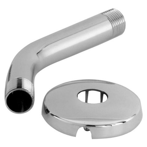 Shower Arm & Flange Set (chrome) (6")