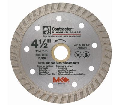 Tile/Marble Wet Saw Blade (Continuous) (4 1/2")