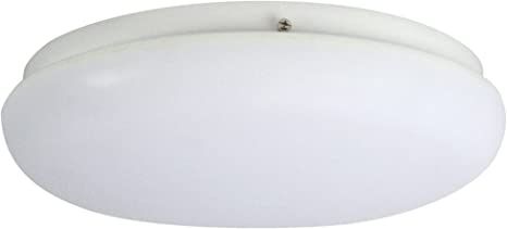 14" Mushroom LED Fixture (Plastic) (White)