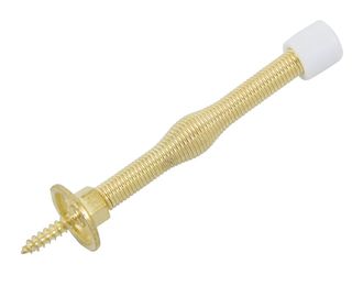 Flexible Door Stop (3") (Brass Plated)