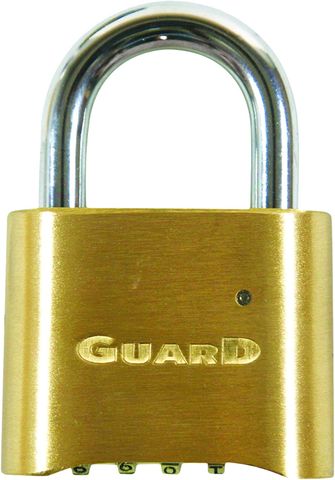 Brass Heavy Duty Solid Brass Resettable Combination Padlock (2")