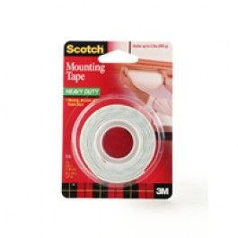 3M Mounting Tape (1" X 50") (Double Sided) (6 Pack)