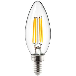 Chandelier Light Bulb (4 Watt) (40W Equivalent) (Torpedo) (Clear) (27K)