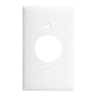 Standard Single Receptacle Plate (White)