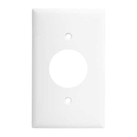 Standard Single Receptacle Plate (White)