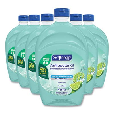 Softsoap Antibacterial Liquid Hand Soap (Green) (50 oz) (6 Case)