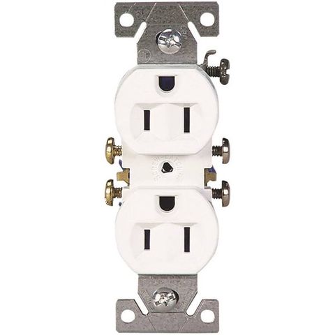 Standard Duplex Receptacle (White)