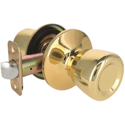 Passage Lockset (Polished Brass)