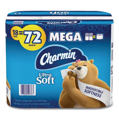 Charmin Ultra Soft Toilet Tissue (2 Ply) (244 Sheets) (18 Case)