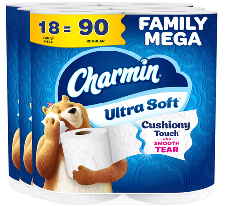 Charmin Ultra Soft Toilet Tissue (2 Ply) (244 Sheets) (18 Case)
