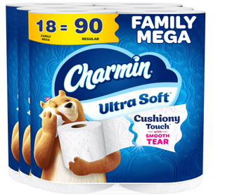 Charmin Ultra Soft Toilet Tissue (2 Ply) (244 Sheets) (18 Case)