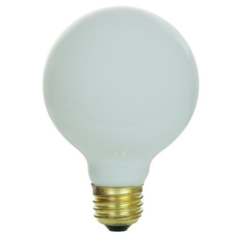 Small Globe - G25 Incandescent Light Bulb (25 Watt) (White)