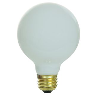 Small Globe - G25 Incandescent Light Bulb (25 Watt) (White)