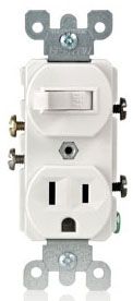 Combination Toggle Switch & Receptacle