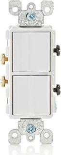 Decora Duplex Switch (White)