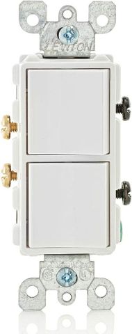 Decora Duplex Switch (White)