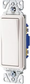 Decora Single Pole Switch (White)