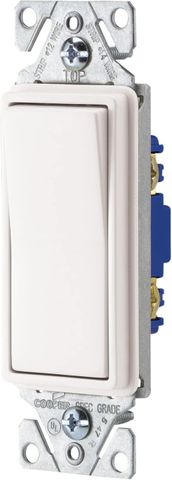Decora Single Pole Switch (White)