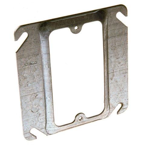 4" Square - 1 Gang Adapter Plate (1/2" Raised)