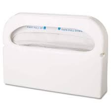 Toilet Seat Cover Dispenser (White) (Plastic) (16")