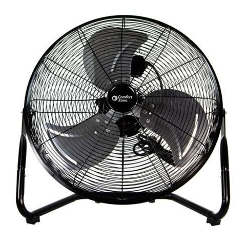 Fan (20") High Velocity (3 Speed) Cradle Black