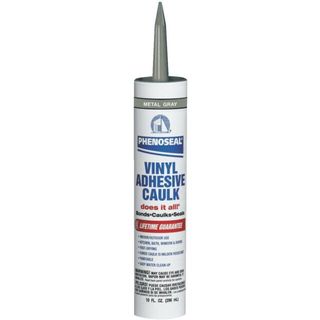 Phenoseal Vinyl Caulk (10 oz) (Metal Gray)