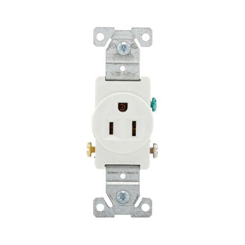 Single Receptacle (15 Amp) (125 Volt)