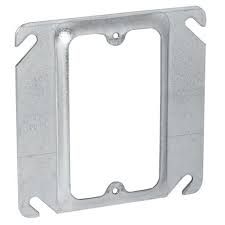 4" Square - 1 Gang Adapter Plate (5/8" Raised)