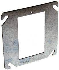 4" Square - 1 Gang Adapter Plate (Flat)