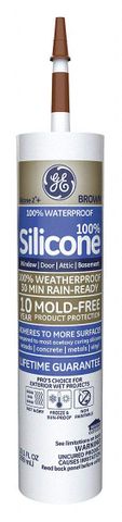 Window & Door Silicone (9.8oz) (Brown)