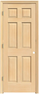 Pre-Hung Solid Pine Colonist Door  (18"x80") LH  ***Special Order - Non Cancellable & Non Returnable***
