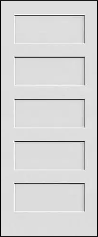 Five Panel Shaker Door (24"x80")