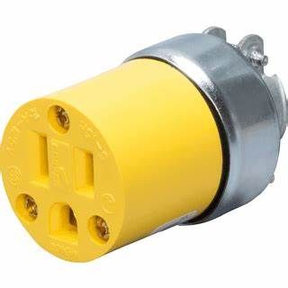 U-Ground Plug Connector (Yellow)