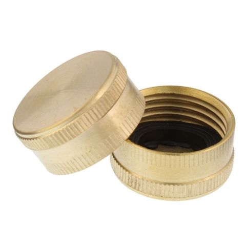 Brass Hose End Cap (10 Pack)