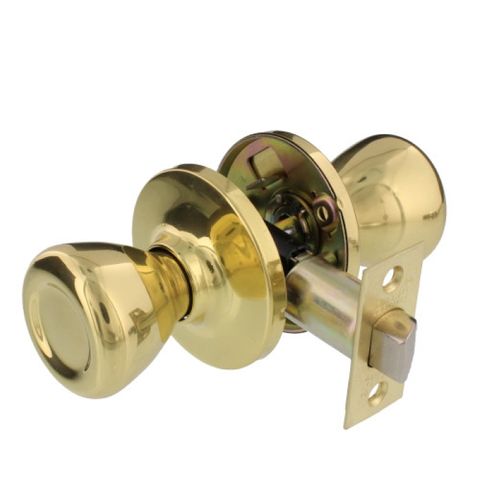 Passage Lockset (Polished Brass)