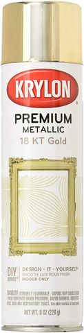 Gold 18K Spray Paint (Metallic) (8 oz)