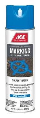 APWA Solvent Based Marking Spray Paint (15 oz) (Blue)