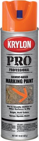 APWA Solvent Based Marking Spray Paint (15 oz) (Orange)