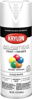 Color Maxx Paint & Primer (Gloss) (White) (12 oz)