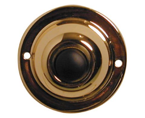 1 3/4" Door Bell Button (Brass)