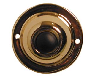 1 3/4" Door Bell Button (Brass)