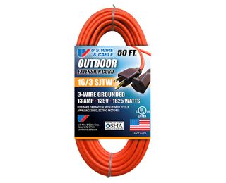 Outdoor Extension Cord (Orange - 16/3) (50')