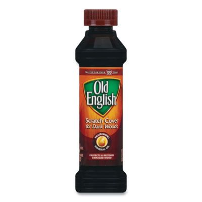 Old English Scratch Cover (Dark Wood) (8 oz) (6 Case)