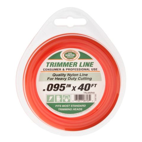 .095" x 40' Nylon Trimmer Line (Orange)