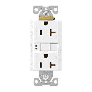 Self Test GFCI Duplex Receptacle Outlet (20 Amp)