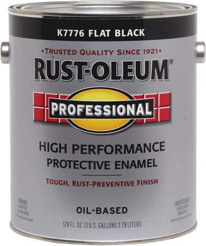Rust-Oleum Professional (Flat) (Black) (1 Gallon)