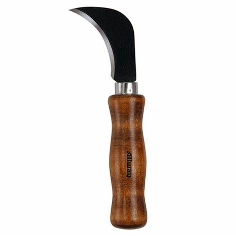 Linoleum Knife (Wood Handle)