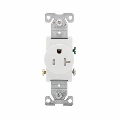 Tamper Resistant Single Receptacle (20 Amp) (125 Volt)