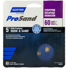 Norton Prosand  P60  HOOK & LOOP (5") Sanding Discs 2-PACK