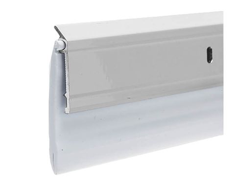 White Finish - Aluminum & Vinyl Door Sweep (2 3/8" x 36")